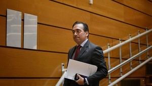 Albares y Rubio conversan en medio de la disputa comercial de EE. UU