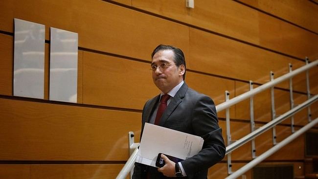 Albares y Rubio conversan en medio de la disputa comercial de EE. UU