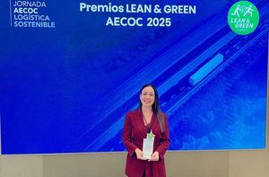 J.Cano recibe en Madrid de la mano de AECOC la Tercera Estrella Lean & Green