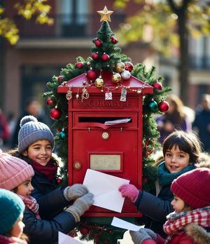 Siete oficinas de Correos de Almería instalan buzones mágicos para recibir las cartas de Navidad