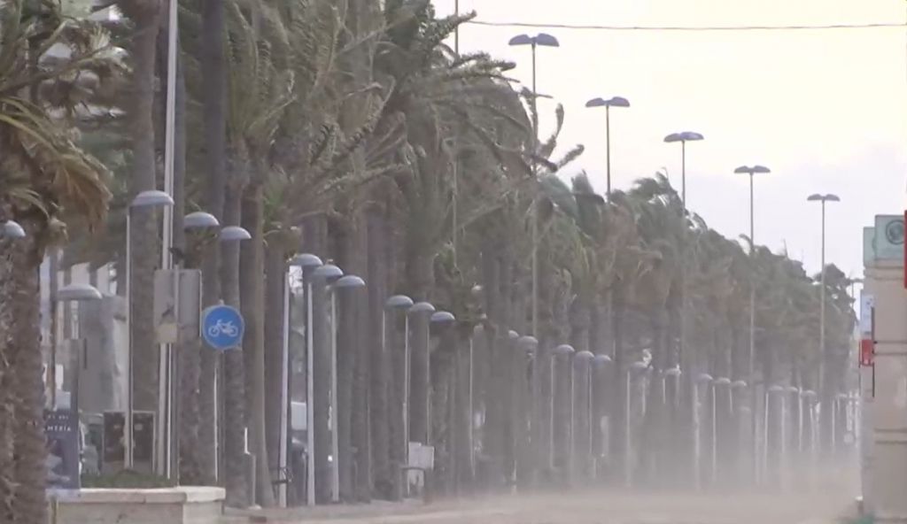 213 incidencias en Almería tras el paso de Kristin