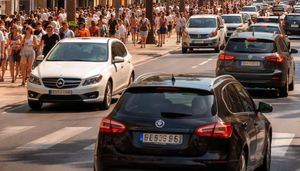 Cortes de tráfico en Almería este fin de semana por procesiones y una prueba deportiva