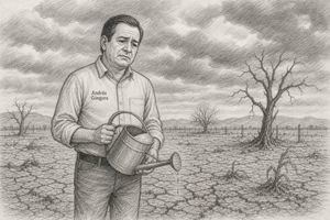 El foco en el agua