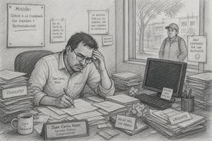 Al funcionario se le castiga por trabajar
