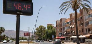 ¡Y llegamos a los 46º en Almería!