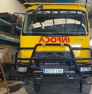 Eficaz intervención del Infoca para sofocar un fuego forestal en Laujar de Andarax