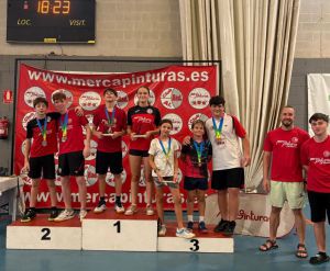 El volante vuela alto en el 26º Open de Feria de Bádminton
