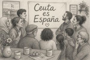 Almería, con Ceuta y con España