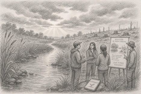 Reducir masa forestal