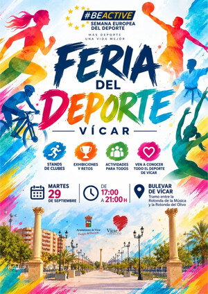 Feria del Deporte en Vícar con participación de 20 clubes