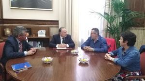 Primera reunión de trabajo con los responsables de CC.OO en Almería