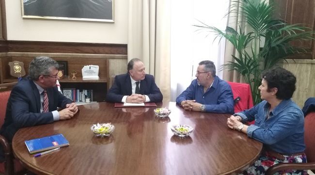 Primera reunión de trabajo con los responsables de CC.OO en Almería