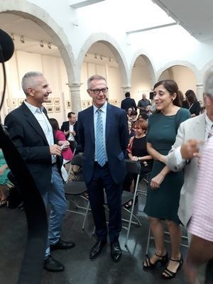 El Ministro Guirao inaugura la exposición 'Campos de Níjar' en el CAF