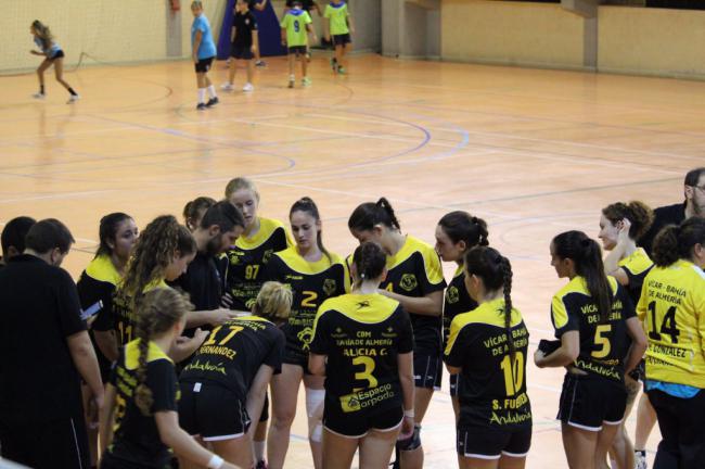CBM Vícar Bahía de Almería femenino se impone con claridad a BM Indalo