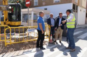 A buen ritmo los trabajos de ampliación de las pluviales de Balerma