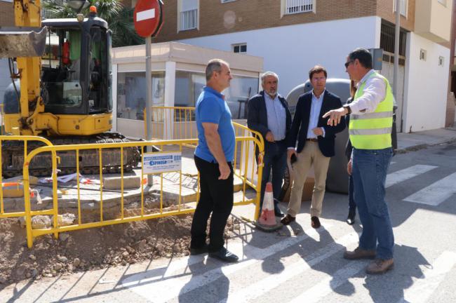 A buen ritmo los trabajos de ampliación de las pluviales de Balerma
