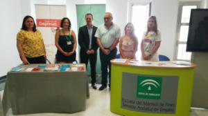 El SAE, la Escuela del Mármol y Andalucía Emprende y participan en la I Feria de Empleo Juvenil de Purchena