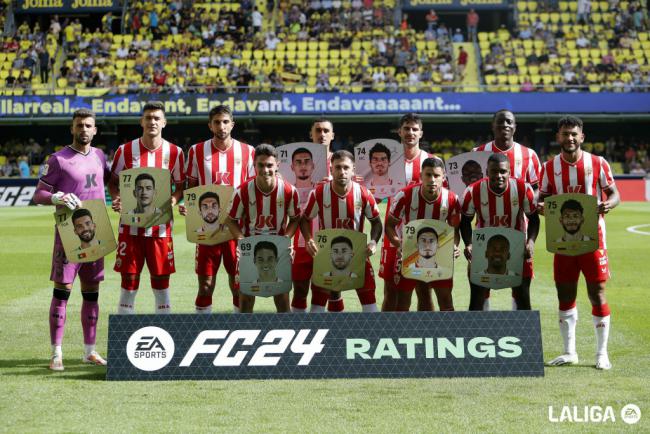 El Almería cae en el último suspiro ante un Villarreal que aprovechó sus ocasiones