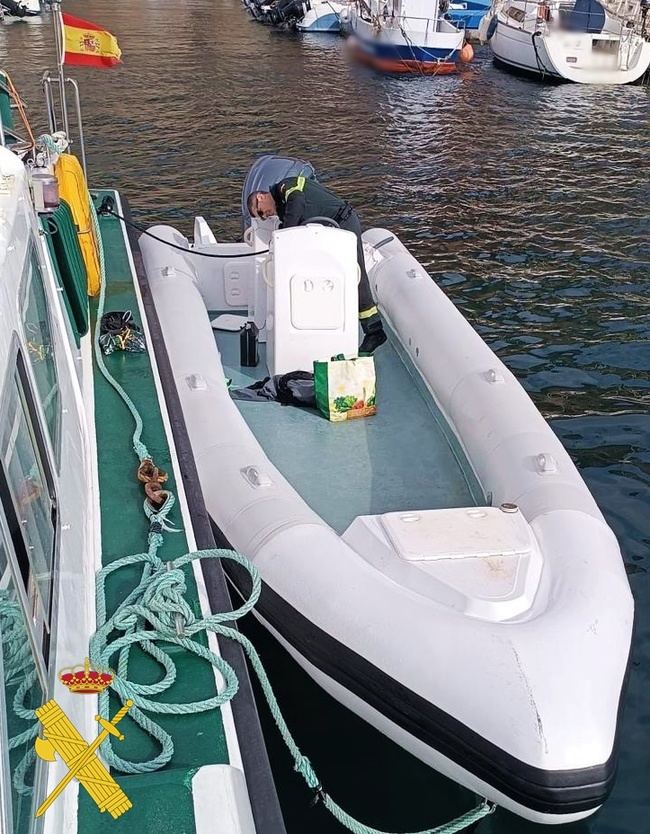 Guardia Civil detiene a dos tripulantes de una Go-fast tras dos horas de persecución