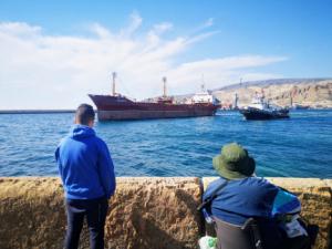 El narco buque Lady Boss abandona el puerto tres años después con nuevo nombre