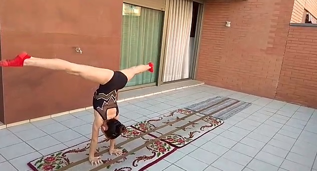 Gimnastas de la EDM Stella Maris logran 4 podios en el I Trofeo Virtual de Barra de España