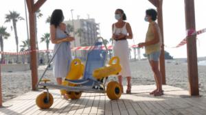 Las playas de Adra presentan puntos de accesibilidad