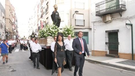 Los patronos de Adra salen en el dia de la Virgen del Mar