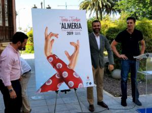 Un cartel de feria con lunares muy almerienses