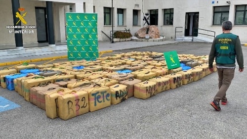 Intervenidas 5 toneladas de hachís a una banda establecida en España, Marruecos e Italia