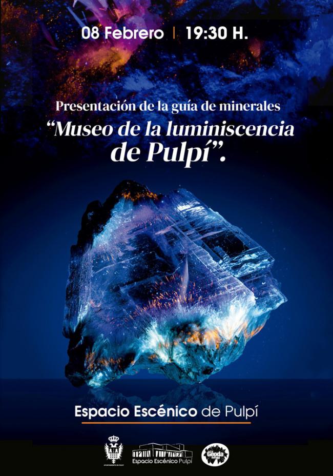 Presentación de la guía de minerales “Museo de la luminiscencia' de Pulpí