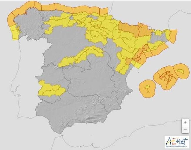 Primer episodio invernal en el norte con nieve a 800 metros