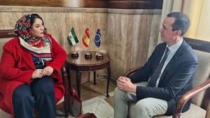 Encuentro entre el subdelegado del Gobierno y la nueva cónsul de Marruecos en Almería