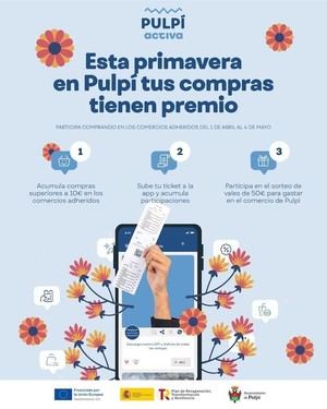 Pulpí lanza la campaña "Tus compras tienen premio" para dinamizar el comercio local esta primavera