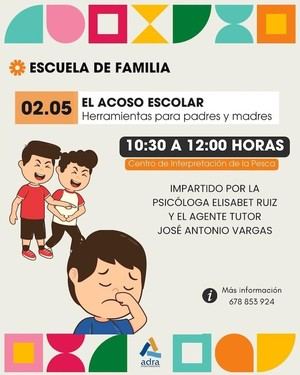 Coloquio en Adra sobre acoso escolar: herramientas para padres y madres