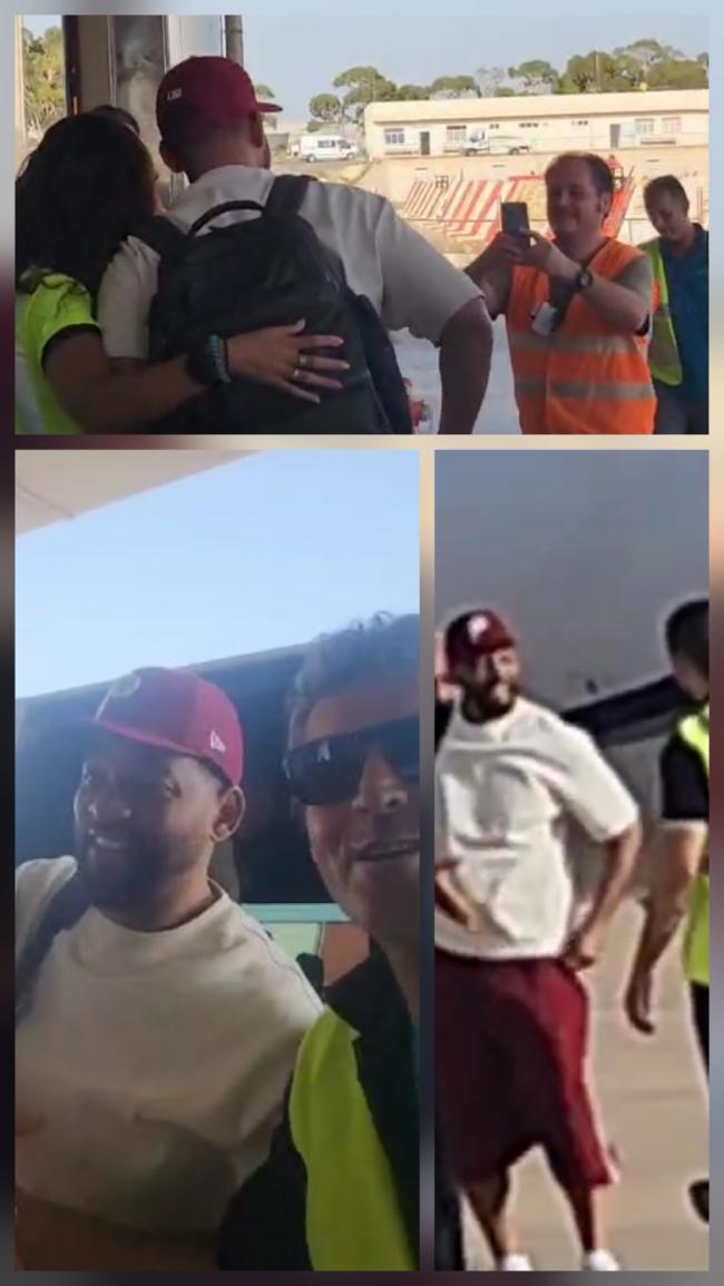 Will Smith deslumbra con su simpatía en el aeropuerto de Almería para Dreambeach 2025