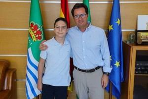 Rubén Romero, campeón de España en matemáticas, recibe homenaje en El Ejido