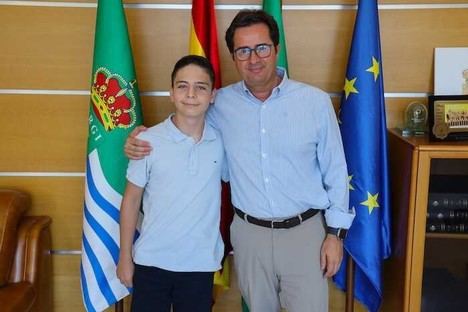 Rubén Romero, campeón de España en matemáticas, recibe homenaje en El Ejido