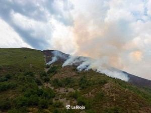 Incendio en Ayabarrena (La Rioja) controlado tras afectar 125 hectáreas