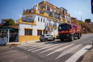 AL-6109 en Bédar reabierta tras accidente de camión del Infoca