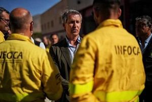 Feijóo promete un plan de prevención de incendios en Almería si gobierna