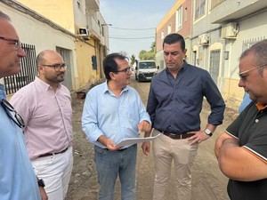 Obras de modernización en el Barrio Piqueras de Campohermoso