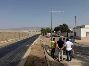 Mejoras en los caminos rurales de Pueblo Blanco, Níjar