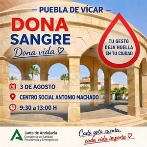Donantes de sangre en Vícar recibirán un bono para la piscina