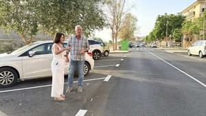 Huércal de Almería transforma la calle Río Guadalquivir en un bulevar