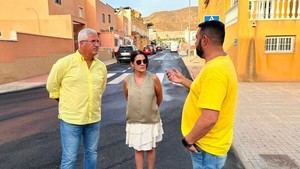 Renovación de redes y asfaltado en Los Pinos de Huércal de Almería