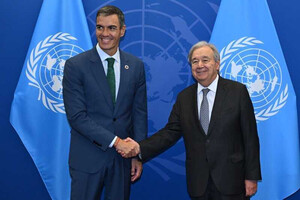 Sánchez y Guterres discuten en Nueva York sobre el multilateralismo y crisis globales