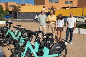 Huércal lanza servicio de bicicletas eléctricas hacia Almería