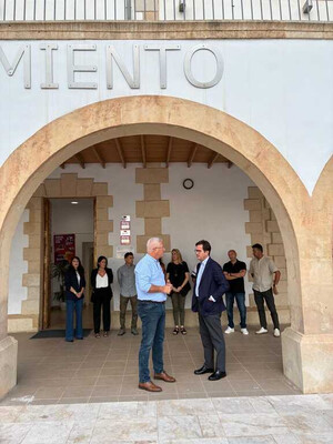 Góngora visita Huércal de Almería y se reúne con Ismael Torres