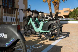 Las bicis eléctricas de Huércal superan los 2.500 viajes en 15 días