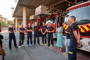 Bomberos de Almería ayudan en incendios de Cáceres